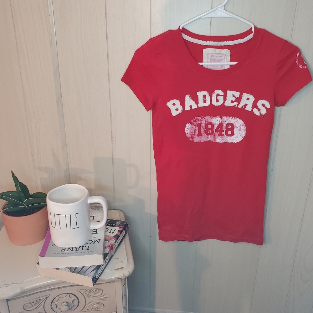 PINK Wisconsin Badgers Shirt